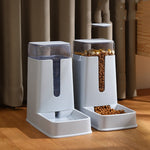 Automatic Double Pet Bowl with Feeder and Water Dispenser