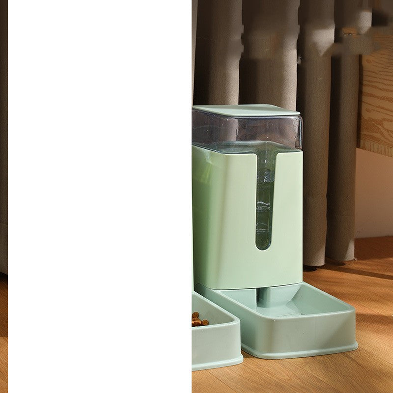 Automatic Double Pet Bowl with Feeder and Water Dispenser